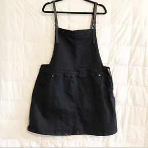 BNWT City Chic Black Overalls Skirt/ Pinafore